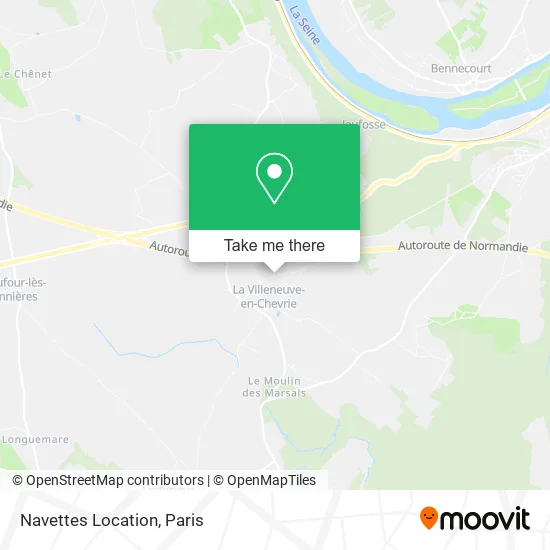 Navettes Location map