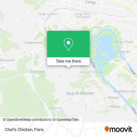 Chef's Chicken map