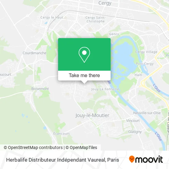 Herbalife Distributeur Indépendant Vaureal map