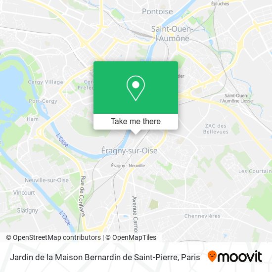 Jardin de la Maison Bernardin de Saint-Pierre map