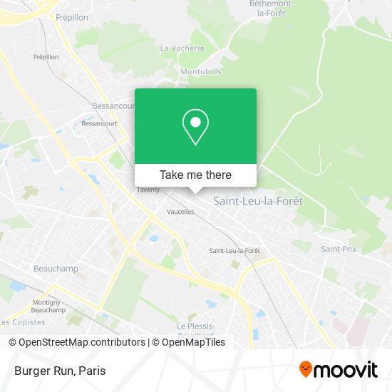 Burger Run map