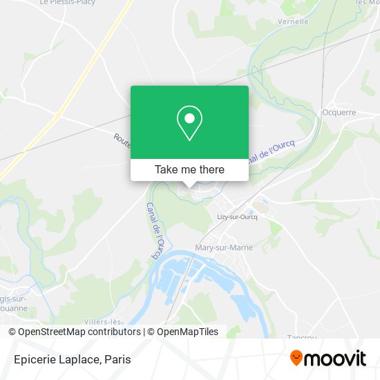 Epicerie Laplace map
