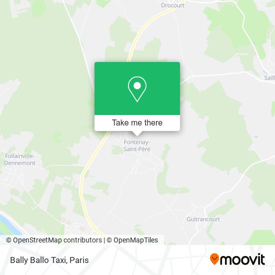 Bally Ballo Taxi map