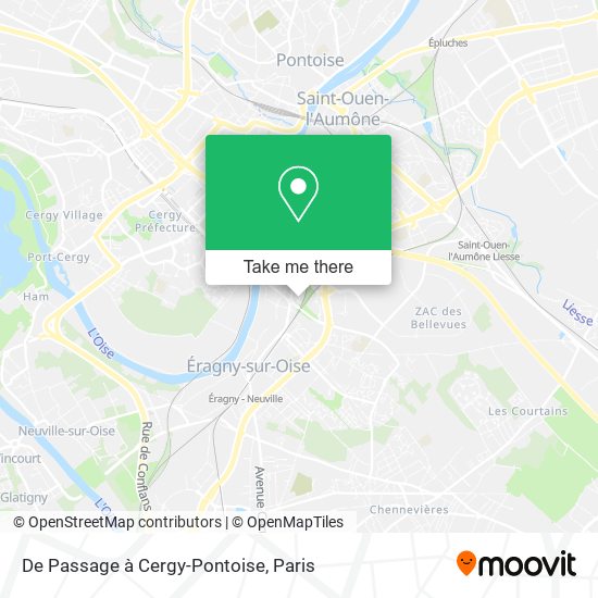 De Passage à Cergy-Pontoise map