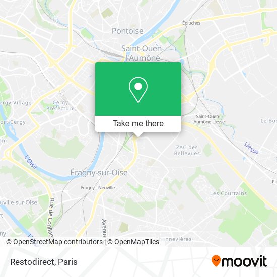 Restodirect map