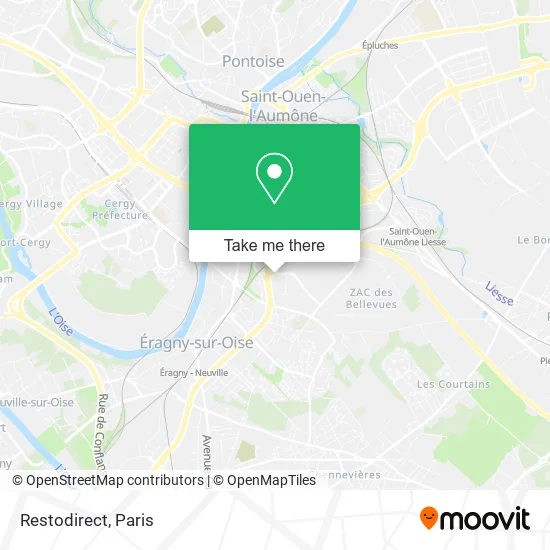 Restodirect map