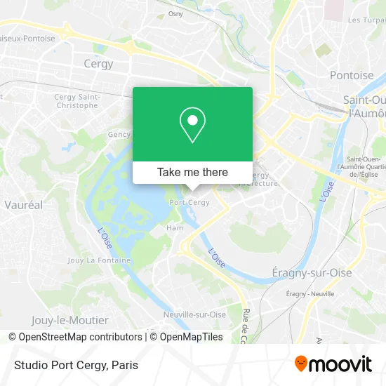 Studio Port Cergy map