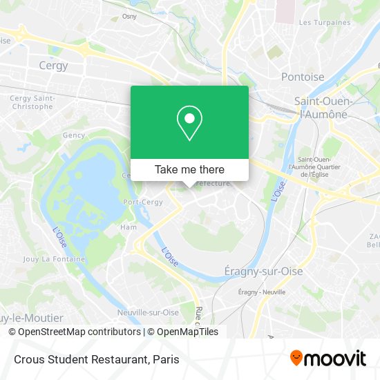 Crous Student Restaurant map