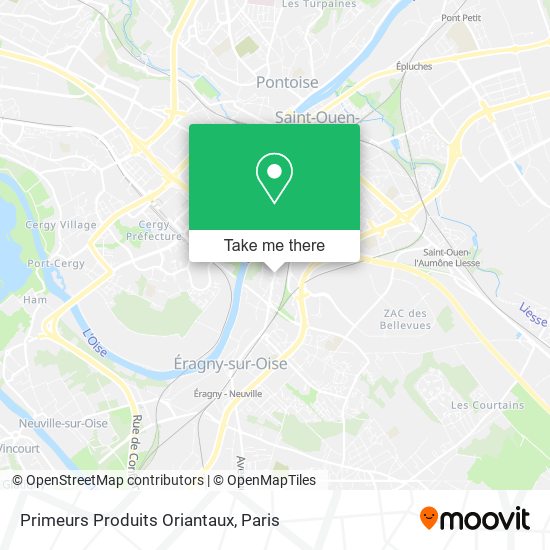 Primeurs Produits Oriantaux map