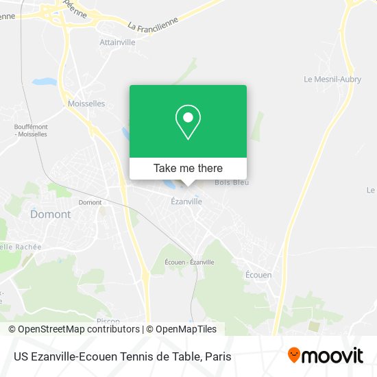 Mapa US Ezanville-Ecouen Tennis de Table