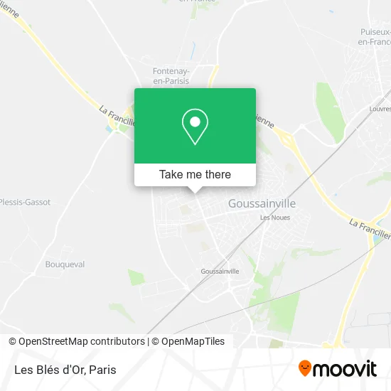 Les Blés d'Or map