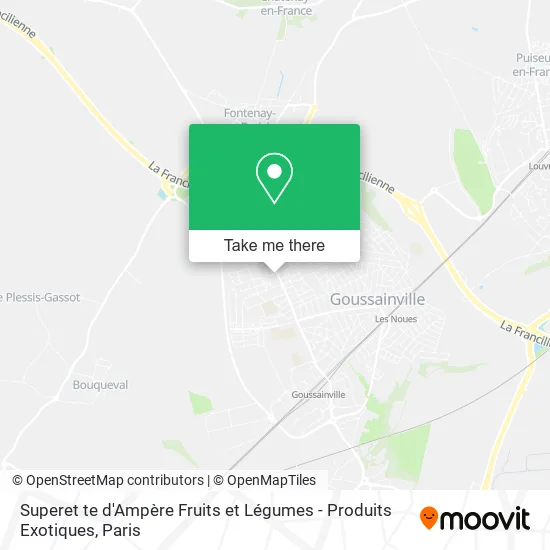 Superet te d'Ampère Fruits et Légumes - Produits Exotiques map