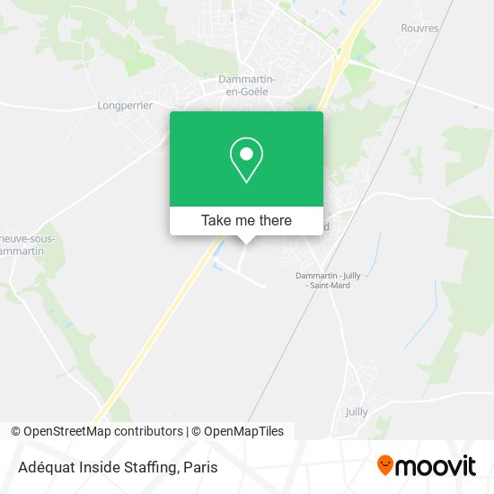 Adéquat Inside Staffing map