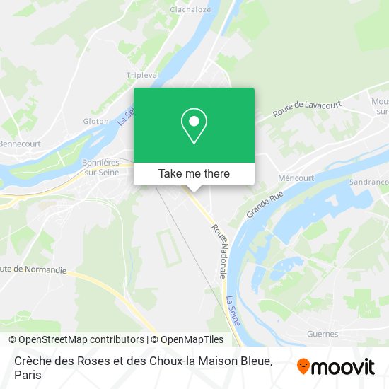 Crèche des Roses et des Choux-la Maison Bleue map