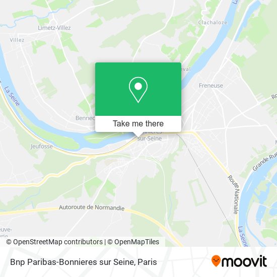 Bnp Paribas-Bonnieres sur Seine map