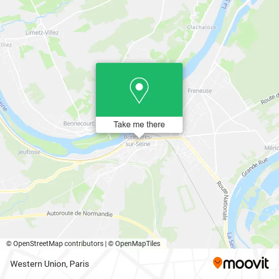 Western Union map
