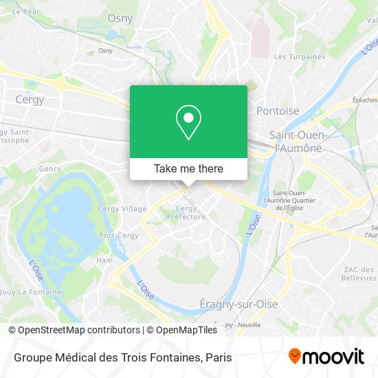 Groupe Médical des Trois Fontaines map