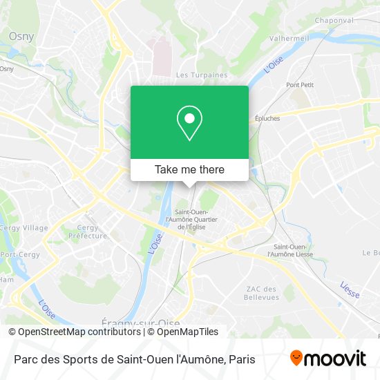 Parc des Sports de Saint-Ouen l'Aumône map