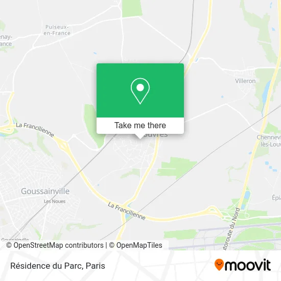Résidence du Parc map
