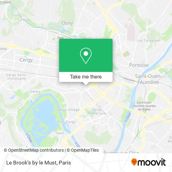 Le Brook's by le Must map