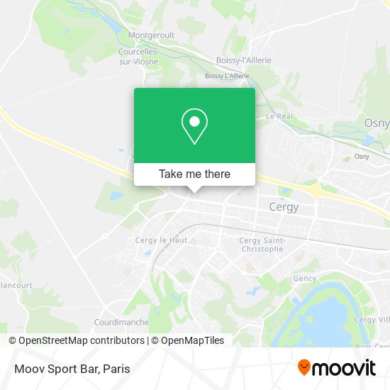 Mapa Moov Sport Bar