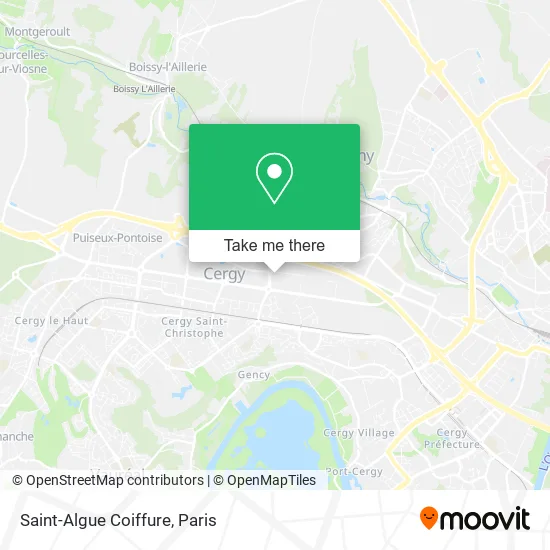 Saint-Algue Coiffure map