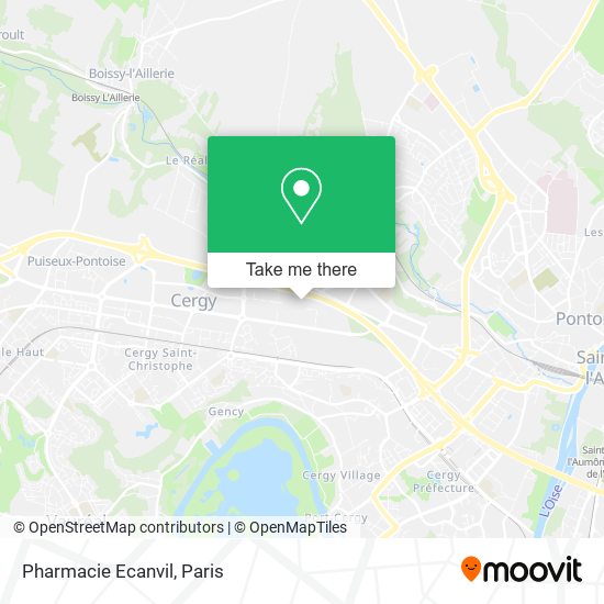 Pharmacie Ecanvil map