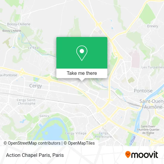 Action Chapel Paris map