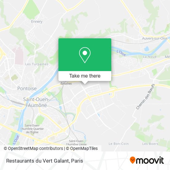 Restaurants du Vert Galant map