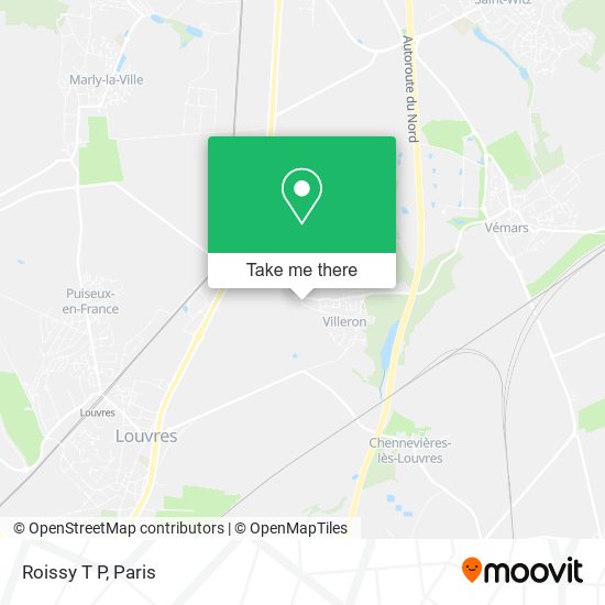 Roissy T P map