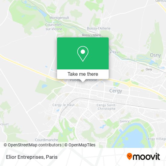 Elior Entreprises map