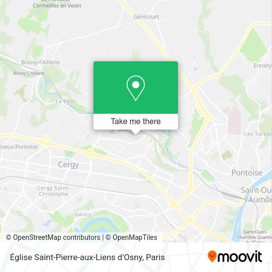 Église Saint-Pierre-aux-Liens d'Osny map