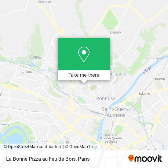 La Bonne Pizza au Feu de Bois map