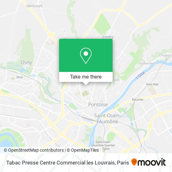 Tabac Presse Centre Commercial les Louvrais map