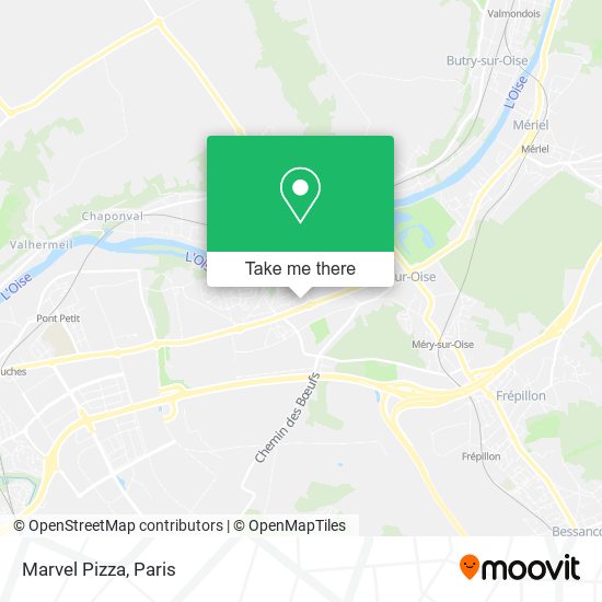 Marvel Pizza map