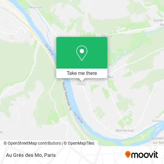 Au Grès des Mo map