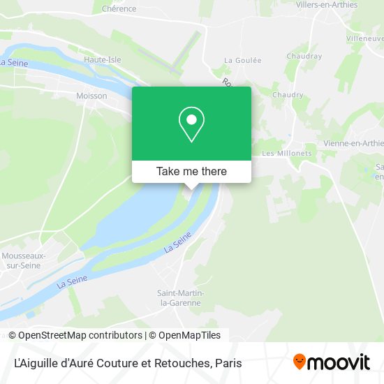 L'Aiguille d'Auré Couture et Retouches map