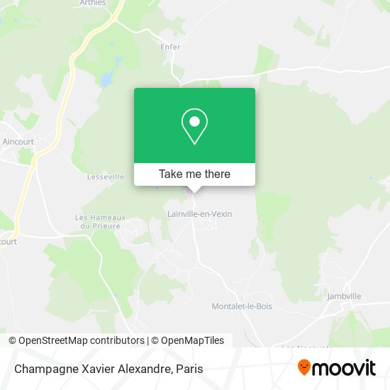 Champagne Xavier Alexandre map