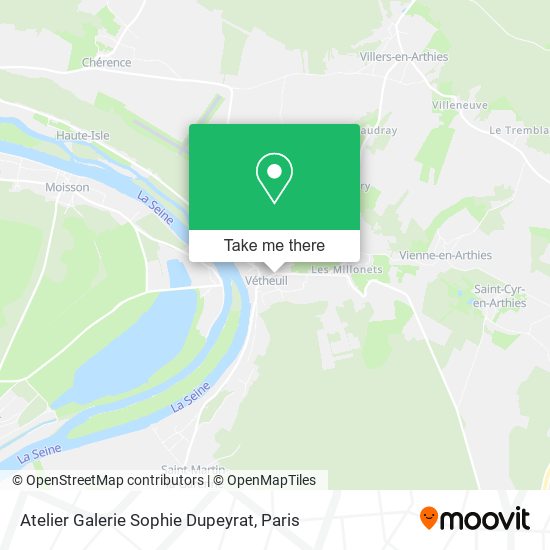 Atelier Galerie Sophie Dupeyrat map