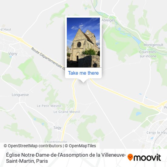 Église Notre-Dame-de-l'Assomption de la Villeneuve-Saint-Martin map