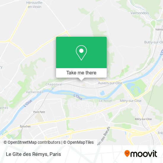 Le Gîte des Rémys map