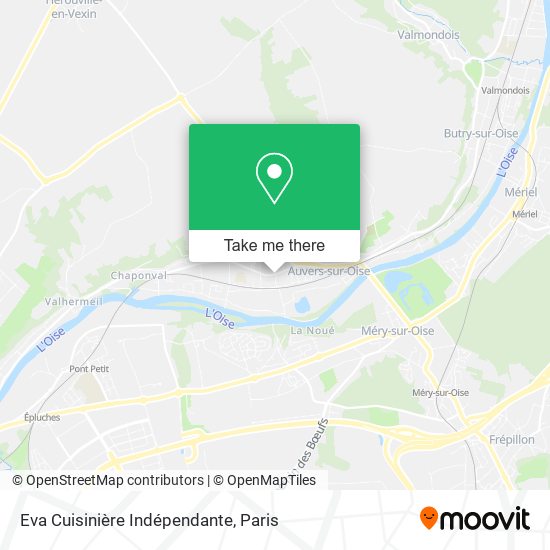Eva Cuisinière Indépendante map