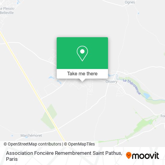 Association Foncière Remembrement Saint Pathus map