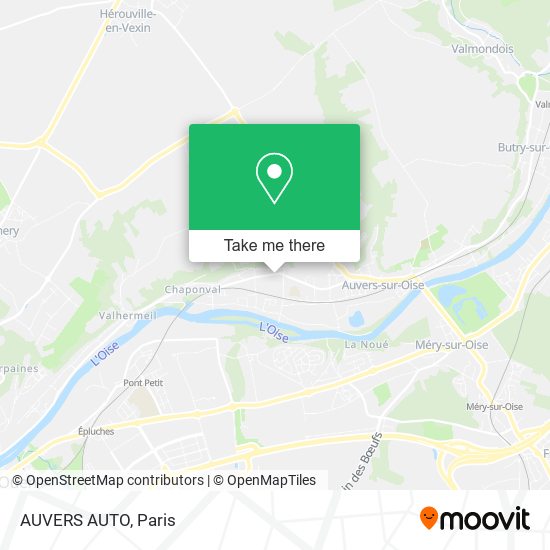 Mapa AUVERS AUTO