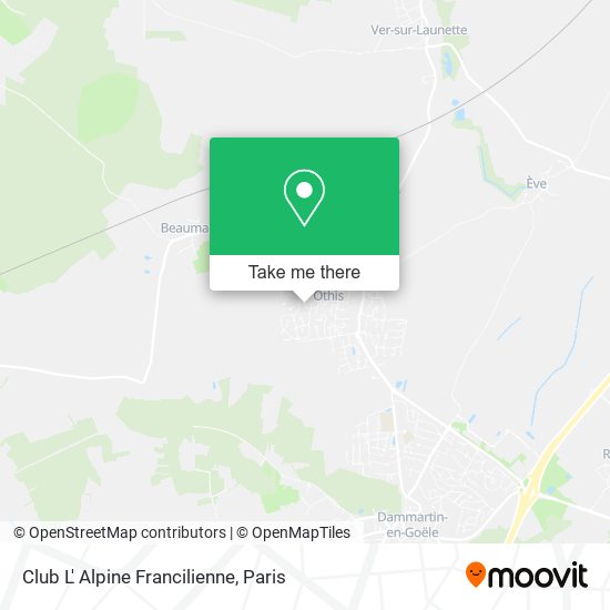 Club L' Alpine Francilienne map