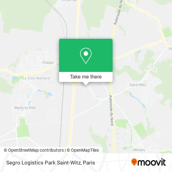 Segro Logistics Park Saint-Witz map