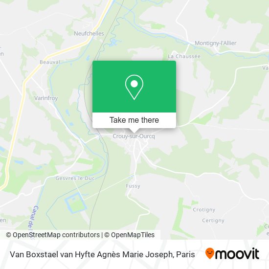 Van Boxstael van Hyfte Agnès Marie Joseph map