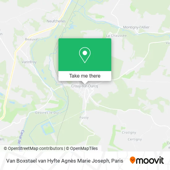 Van Boxstael van Hyfte Agnès Marie Joseph map