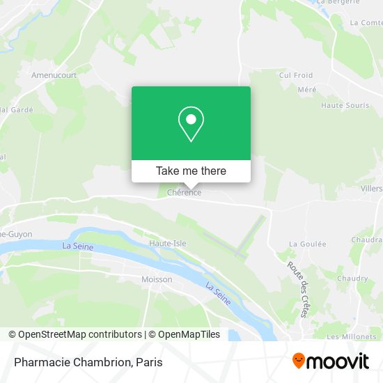 Mapa Pharmacie Chambrion