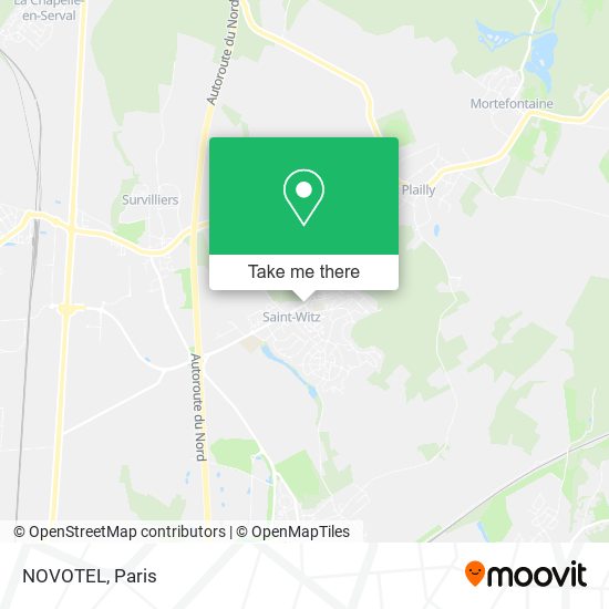 NOVOTEL map